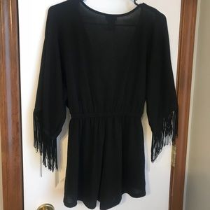 Rue 21 Romper with Fringes